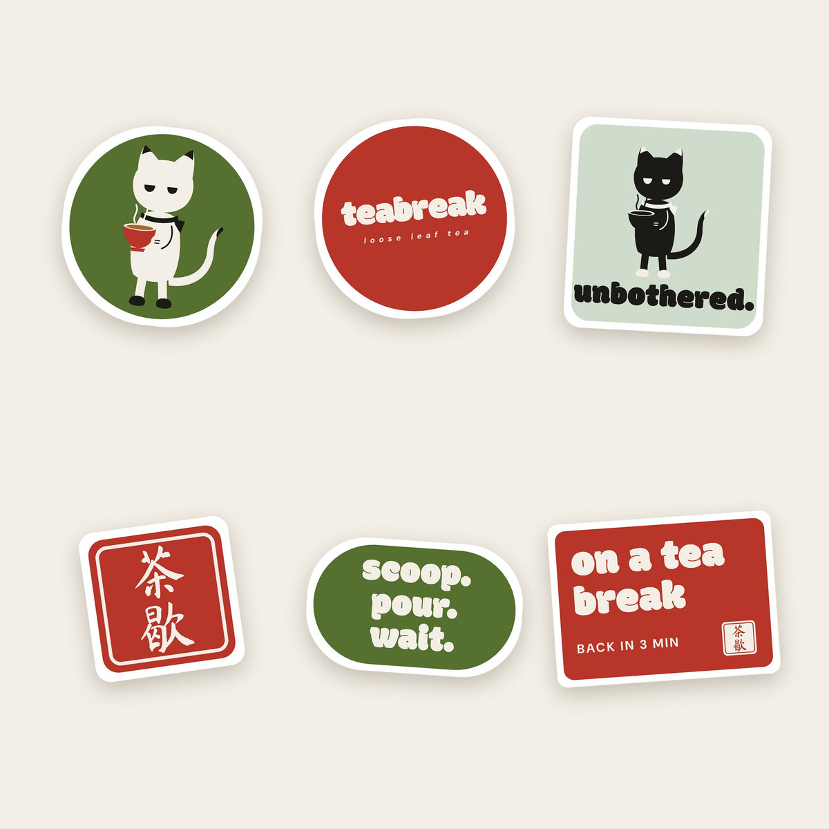 The full Drop 01 sticker lineup